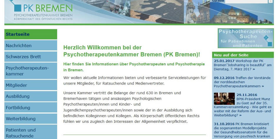 Psychotherapeutenkammer Bremen